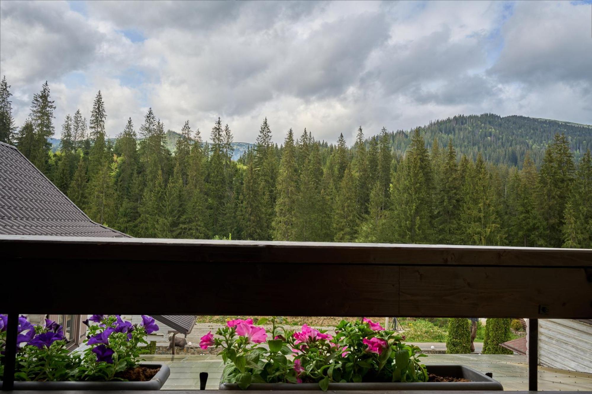 Hotel Vedmezhyi Dvir บูโคเวล ภายนอก รูปภาพ